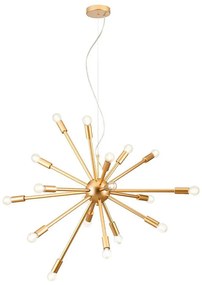 Redo 01-2935 - Luster na lankách STELLAR 18×E14/25W/230V zlatý
