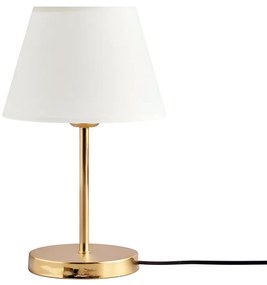 Stolní lampa Shade II bílá/zlatá