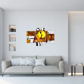 Obraz starovekej dobovej maľby (90x60 cm)