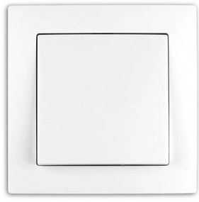 Elhard Vypínač Vera jednopólový č.1, matný, biely - kompletný VZ5301W