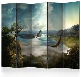 Artgeist Paraván - Flight over the Lake II [Room Dividers]