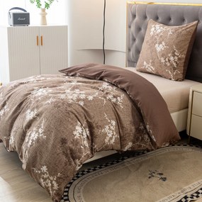 Mikroflanelové obliečky BRONIVA hnedé Rozmer obliečky: 70 x 90 cm | 140 x 200 cm