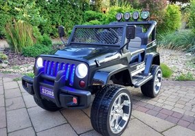 LEAN CARS Elektrické autíčko Jeep S2388 čierne 4x45W