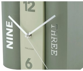 Karlsson 5756GR dizajnové stolné hodiny, 20 x 15 x 20 cm