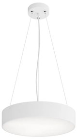 Temar Luster na lanku CLEO 3xE27/24W/230V pr. 40 cm biela TM0140