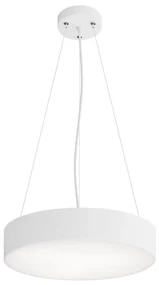 Temar Luster na lanku CLEO 3xE27/24W/230V pr. 40 cm biela TM0140
