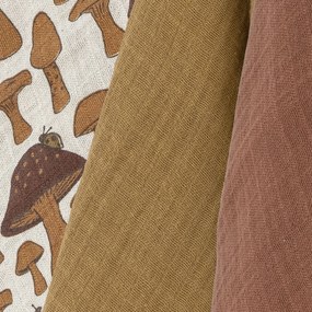 Bloomingville Zavinovacia plena Marthe Brown – set 3 ks