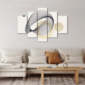Obraz - Geometrické tvary N⁰3 (150x105 cm)
