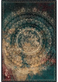 Vlnený koberec v petrolejovomodrej farbe 160x240 cm Ann – Agnella