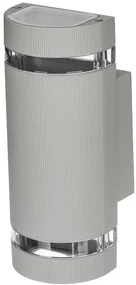 LEDLUX LED vonkajšie strieborné - 2 x GU10 - 230V - BRG2464