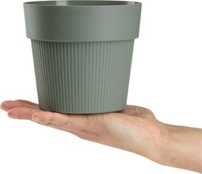 PLASTOVÝ KVETINÁČ SILVA LINE 14,5X13 CM MÄTOVÁ