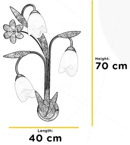 ONLI - Nástenné svietidlo SONIA 3xE14/6W/230V