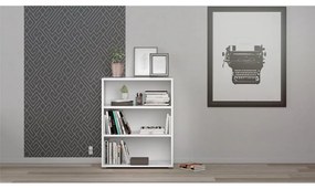 Biela modulárna knižnica 89x113 cm Prima – Tvilum