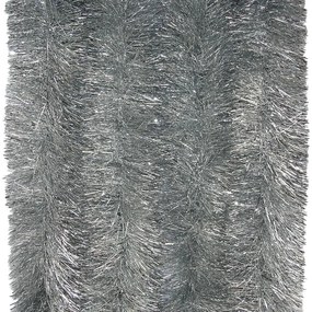 Girland priemer 10 cm dĺžka 2 m striebro 10530