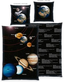 Herding Bavlnené obliečky Vesmír, 135 x 200 cm, 80 x 80 cm