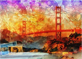 Obraz - Golden Gate, San Francisco, Kalifornia (70x50 cm)