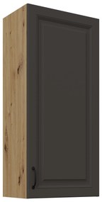 Horná kuchynská skrinka Sheila 50 G 108 1F (korpus: dub artisan + front: grafit). Vlastná spoľahlivá doprava až k Vám domov. 1134902