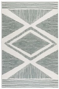 Obojstranný koberec Elle Decoration GEMINI Rhombus zelený