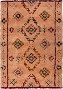 Kusový koberec Moroccan Sahara Shaggy, 160x230, oranžová, obývacia izba, Flair Rugs