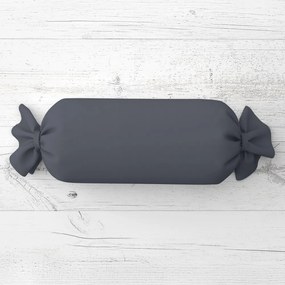 Biante Vankúš valec bonbon Rongo RG-017 Tmavo sivý 15x40 cm