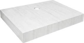 Rea Apollo, nástenné obdĺžnikové umývadlo s policou, 700x500x200mm, imitácia kameňa, KPL-U9994