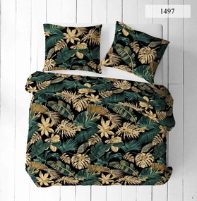 INTERMEDIC SK Posteľná obliečka Jungle Black bavlnená 140x200/70x90 cm