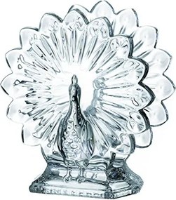 Crystal Bohemia Stojanček na obrúsky Páv 144 mm