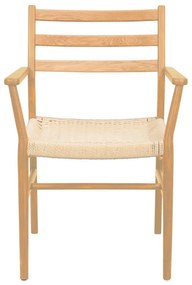 Jedálenská stolička v prírodnej farbe Harlan – Rowico