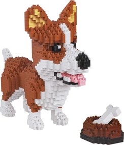 Stavebnica Psík Corgi - 1200 dielikov