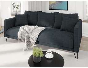 Tmavosivá ženilková pohovka 200 cm Freya – Ropez