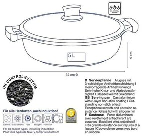Kela Panvica hlboká s nepriľnavým povrchom STELLA NOVA, 32 cm