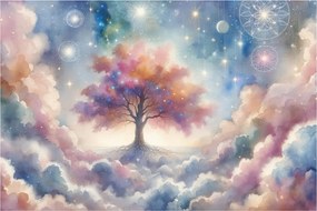 Obraz – Strom života v oblakoch (90x60 cm)