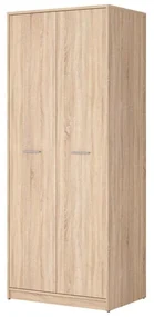 Šatníková skriňa BRW Nepo Plus 33 (dub sonoma) . Akcia -34%. Vlastná spoľahlivá doprava až k Vám domov. 1098428