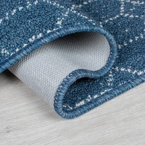 Tmavomodrý umývateľný behúň 57x230 cm Argyll – Flair Rugs