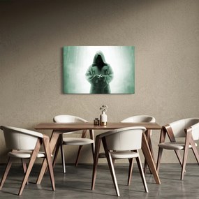 Obraz - Mních v tme (90x60 cm)