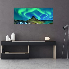 Obraz - Kirkjufell, Island (120x50 cm)