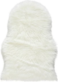 XXXLutz UMELÁ KOŽUŠINA, 60/90 cm, biela Boxxx - Koberce - 007821017592
