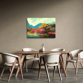Sklenený obraz - Farby jesene (70x50 cm)