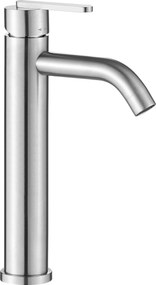 Rea Ontario, vysoká umývadlová batéria h-300, brúsená oceľ, REA-B5510