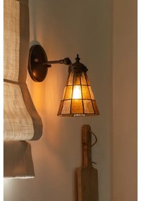 Vitrážová lampa nástenná 17*23 SKAT