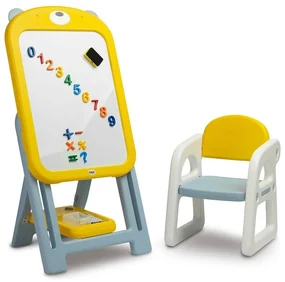 Detská tabuľa so stoličkou TED Toyz yellow