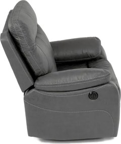 Polohovacie kreslo sivé, elektrické TV-4094 GREY3