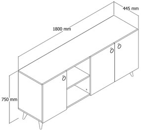 Skrinka Lesetu 3 (biela + borovica atlantická) . Vlastná spoľahlivá doprava až k Vám domov. 1093469