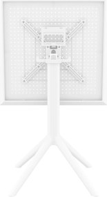 Skladací stôl Sky square - biela