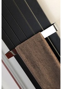 Sapho - Kúpeľňový radiátor COLONNA 910W/230V 45x180 cm čierna