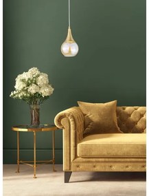 Luster na lanku LACRIMA WHITE 1xE27/60W/230V