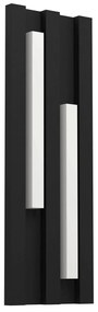 EGLO Vonkajšie nástenné LED osvetlenie FANDINA, 2x4, 5W, teplá biela, čierne, IP55