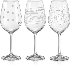 Crystalex poháre na víno VIOLA ELEMENTS 450 ml 6 ks