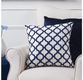 Eglo 420016 - Dekoračný vankúš CHEVERY 45x45 cm biela/modrá