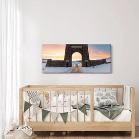 Obraz brány, Yellowstone (120x50 cm)